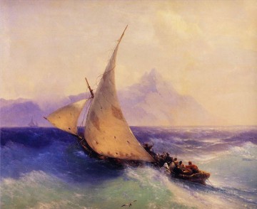 海での救助 1872 ロマンチックなイワン・アイヴァゾフスキー ロシア Oil Paintings